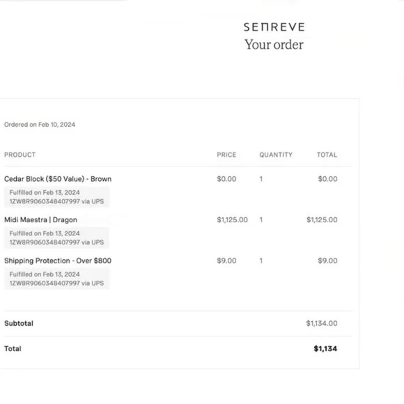 Senreve Midi Maestra in / Dragon / Chestnut / Gold - Picture 8 of 14